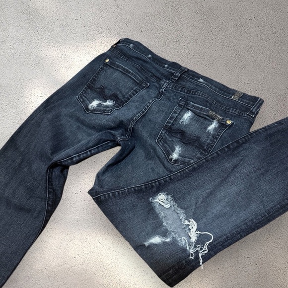 7 FOR ALL MANKIND SKINNY JEANS - Picture 1 of 6